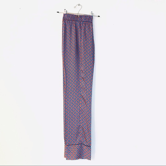 Sandro Pajama Print Silky Trousers - Picture 4 of 13